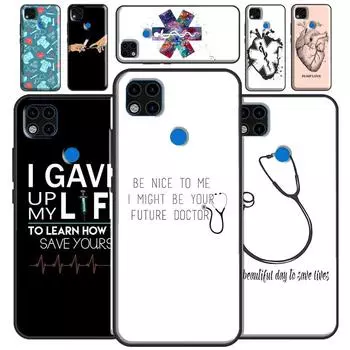 Мягкий чехол для Xiaomi Redmi Note 11 Pro Note 10 Pro Note 9 Pro 10S 9S 8T 9A 9C 9T с изображением доктора и медсестры Redmi 7A