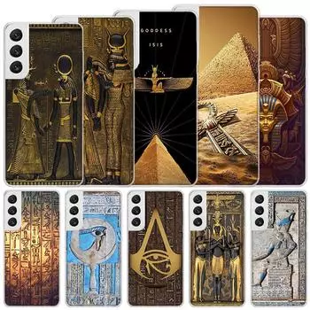 Мягкий чехол Egypt Nefertiti Anubis Ankh Pharaoh для Samsung Galaxy M12 M21 M30S M31 M32 M51 M52 Phone Cover Note 8 9 10 + 20 Ultra Samsung M11