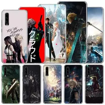 Мягкий чехол Final Fantasy VII для Huawei P30 Lite P40 P20 P10 P50 Pro, чехол для телефона Коврики 20 30 40 10 P30Lite, чехол Funda Coque Huawei P30