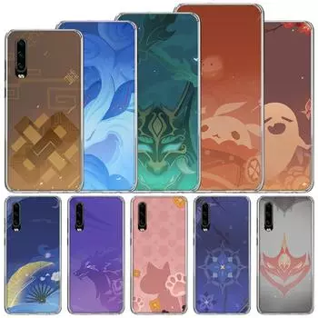 Мягкий чехол Game Genshin Impact для Huawei P30 Lite P40 P20 P10 P50 Pro Phone Cover Mate 20 30 40 10 P30Lite Shell Funda Coque Huawei P30