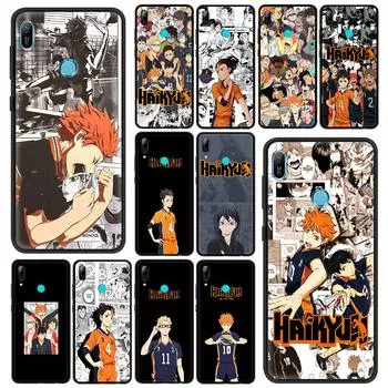 Мягкий чехол Haikyuu Hinata Attacks Love Volleyball Anime для Huawei P30 Pro P40 Lite EP Smart Z Y7 Y6 2019, чехол для телефона, сумка для мобильного телефона Huawei Y6 2019