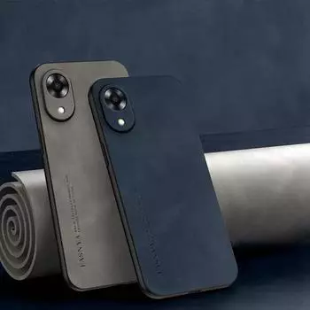 Мягкий чехол из овчины для Realme C67 C53 C63 C33 C35 C61 C51 C31 12 OPPO A98 A79 A54 A60 A57 A40 A80 A78 A74 A94 5G роскошная матовая тонкая задняя крышка Realme 7i Global серый