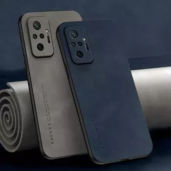 Мягкий чехол из овчины для Xiaomi Poco X5 X6 Pro 5G M6 F6 C65 C75 13T 14T Redmi 9C 14C 13C A3 A2 Note 9S 10S 11S 12S роскошная матовая тонкая задняя крышка Xiaomi Poco X6 Pro 5G чёрный