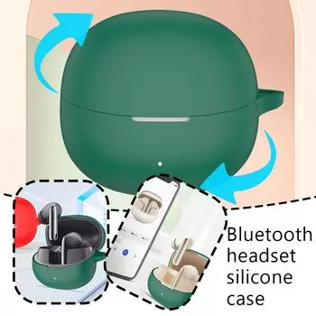 Мягкий чехол из ТПУ для QCY Melobuds Pro, пылезащитный, устойчивый к царапинам, силиконовый чехол X3I8 Black-1set