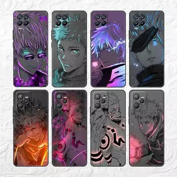 Мягкий чехол из ТПУ для Realme 8 C21 9 Pro 8i 9i GT Neo 3 2 C3 7 6 C21Y C15 C11 C35, силиконовый чехол для телефона Jujutsu Kaisen Realme GT Neo 3