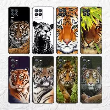 Мягкий чехол из ТПУ для Realme 8 C21 9 Pro 8i 9i GT Neo 3 2 C3 7 6 C21Y C15 C11 C35, силиконовый чехол для телефона Tiger Cool Realme GT Neo 3