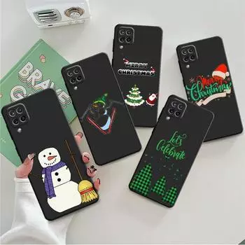 Мягкий чехол из ТПУ для Samsung Galaxy S20 A22 A72 A32 Note 20 Ultra 10 Plus 8 9 S22 S21 Note9 S22, рождественский чехол с Новым годом Samsung Note 8