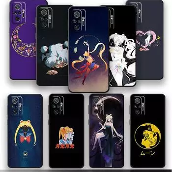 Мягкий чехол из ТПУ для телефона Redmi 9C K50 9 10 9A 9T 10A K40 Pro 8A 7A 6 7 8 10C 10 Prime 6 Pro Bag Capa Japan Anime Sailors Cover Redmi 6