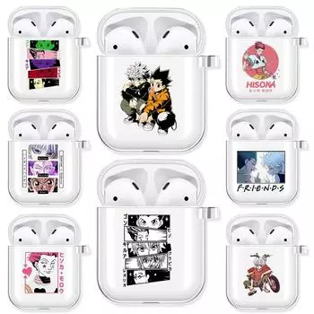 Мягкий чехол из ТПУ с рисунком аниме HUNTER X HUNTER для AirPods 3 2 1 Pro, милый прозрачный чехол Killua Hisoka для Airpod Pro, роскошные чехлы для Airpod Airpods 1 2