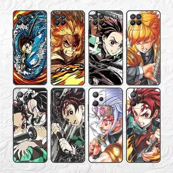 Мягкий чехол из ТПУ с рисунком демона-убийцы из аниме для Realme 8 C21 9 Pro 8i 9i GT Neo 3 2 C3 7 6 C21Y C15 C11 C35 силиконовый чехол для телефона Realme GT Neo 3