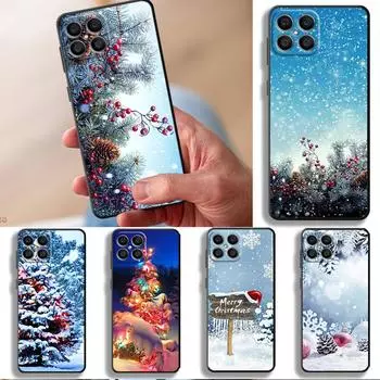 Мягкий чехол из ТПУ с Рождеством, снегом и зимой для Xiaomi Mi 9 SE A2 Lite 11 Lite 10S 12 10 5G 9T 10T 11T Note 10 Pro 12X Bag Xiaomi Mi A2 Lite