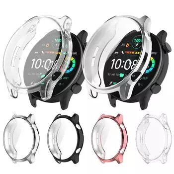 Мягкий чехол из ТПУ, защитный чехол для часов, рамка для смарт-часов RT3 Solar Plus LS16, сменный аксессуар чёрный