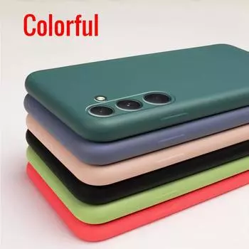 Мягкий чехол из жидкого силикона для телефона Samsung Galaxy A05 A05S A15 A25 A35 A55 S23 FE S24 + Ultra A04S A14 A24 A34 A54 4G 5G Samsung S24 Ultra белый