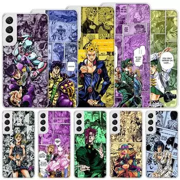 Мягкий чехол JoJo Bizarre Adventur с аниме для Samsung Galaxy M12 M21 M30S M31 M32 M51 M52, чехол для телефона Note 8, 9, 10 + 20 Ultra J4 J6 P Samsung M11