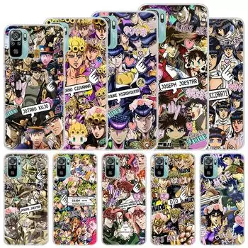 Мягкий чехол JoJo s Bizarre Adventure Background для Xiaomi Redmi 10 10A 10C 9 9A 9C 9T Phone Cover 8 8A 7 7A 6 6A S2 K20 K40 Pro 1 Redmi 10