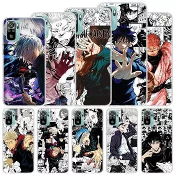 Мягкий чехол Jujutsu Kaisen японского аниме для Xiaomi Redmi 10 10A 10C 9 9A 9C 9T, чехол для телефона 8 8A 7 7A 6 6A S2 K20 K40 Pro 10X Funda Redmi 10