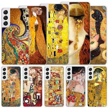 Мягкий чехол Kiss by Gustav Klimt для Samsung Galaxy S22 S21 Ultra S20 FE S10 Plus, чехол для телефона S9 S8 + S10E S7 Edge S6 Funda Samsung S21