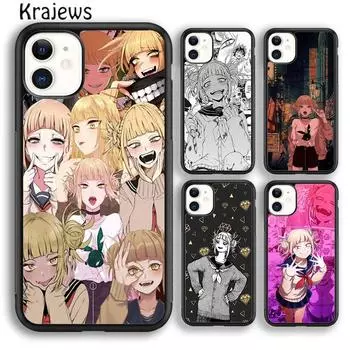 Мягкий чехол Krajews Himiko Toga Manga для iPhone 14 5 SE 6s 7 8 plus XR XS 11 12 13 pro max Samsung S21 S22ultra Plus iPhone 6plus