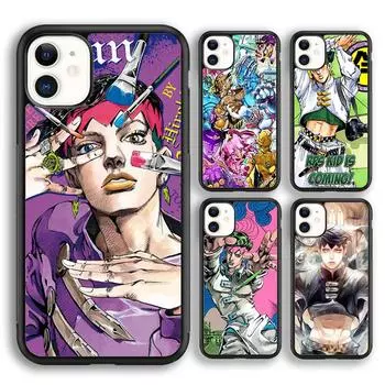 Мягкий чехол Krajews Rohan JoJo s Bizarre Adventure для iPhone 14 5 6s 7 8 plus X XR XS 11 12 13 pro max Samsung S21 S22ultra iPhone 6plus