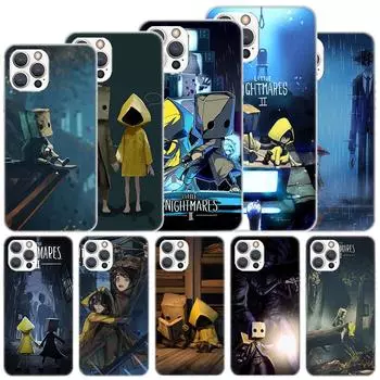 Мягкий чехол Little Nightmare 2 для iPhone 11 12 13 Mini 14 Pro Max Apple Phone Cover X XS XR SE 7 Plus 8 + 6 6S 5S Funda Coque iPhone 11