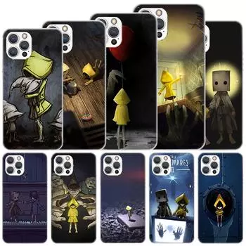 Мягкий чехол Little Nightmare Game для iPhone 11 12 13 Mini 14 Pro Max Apple, чехол для телефона X XS XR SE 7 Plus 8 + 6 6S 5S Funda Coque iPhone 11
