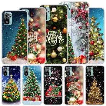 Мягкий чехол Merry Christmas Tree Snow для Xiaomi Redmi 10 10A 10C 9 9A 9C 9T, чехол для телефона 8 8A 7 7A 6 6A S2 K20 K40 Pro 10X Funda C Redmi 10
