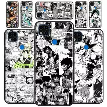 Мягкий чехол My Hero Academy Deku Manga Collage для Xiaomi Redmi Note 11 Pro Note 10 Pro Note 9 Pro 10S 9S 8T 9A 9C 9T Redmi 7A