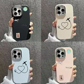 Мягкий чехол-накладка с изображением траектории полета самолета N68 для Samsung S24 Ultra A14 iPhone 16 Pro Max Xiaomi Redmi Note13 с защитой корпуса и рамки для камеры Samsung A02