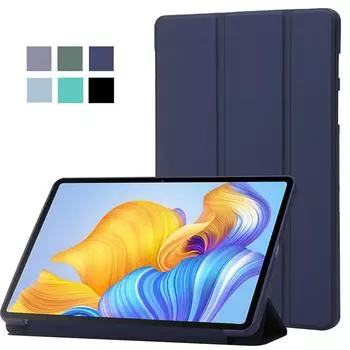 Мягкий чехол-подставка из искусственной кожи Trifold для планшета Honor Pad 8 X9 X8 Honor Pad 9 12 дюймов, противоударный защитный чехол Honor Pad 8 12 inch мятный