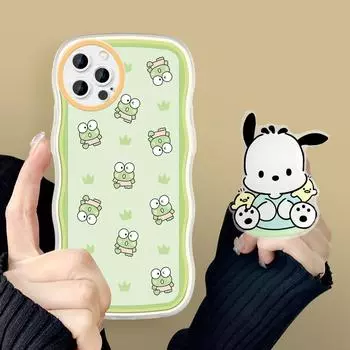 Мягкий чехол с держателем-подставкой для OPPO A77S A83 A57 A94 Reno Realme GT Neo2 9i Realme 9 Pro C35 Realme Narzo 50i, милый чехол с волнистым дизайном OPPO A77S