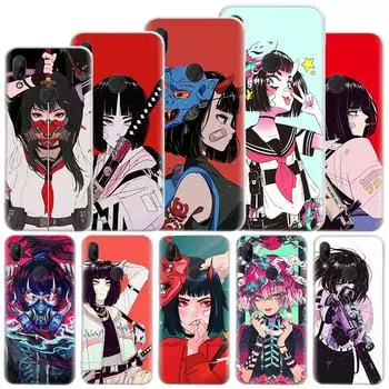 Мягкий чехол с изображением аниме девушки в японском стиле для Xiaomi Mi 11 Lite 11i 12X 11T 10T 9T Pro, чехол для телефона 12 10 9 8 5X 6X Ultra, чехол Xiaomi Mi 11 Lite