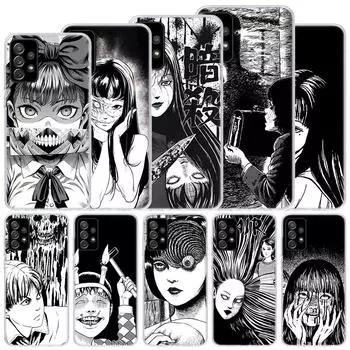 Мягкий чехол с изображением комиксов ужасов Junji Ito Tomie, футболки для Samsung Galaxy A51 A71 A50 A70 A21S, чехол для телефона A30 A20E A10 A31 A41 A6 A7 A8 A9 Samsung A71