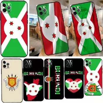 Мягкий чехол с изображением национального флага Бурунди для iPhone 13 Pro Max 12 mini 11 Pro Max 6 7 8 Plus XS XR XS Max SE 2020 iphone 5 5S