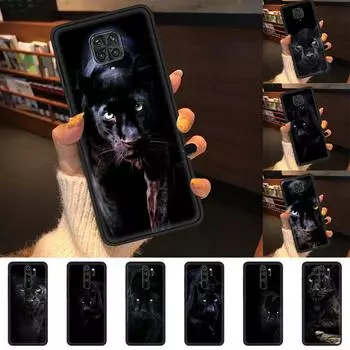 Мягкий чехол с изображением животного Черная пантера для Xiaomi Redmi Note 9S 9 8 8T 9C 9A Mi Poco M3 X3 NFC 9T 10T Pro 5G, чехол для телефона, задняя панель Redmi Note 10 Pro