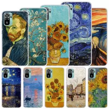 Мягкий чехол с картиной маслом Ван Гога для Xiaomi Redmi 10 10A 10C 9 9A 9C 9T, чехол для телефона 8 8A 7 7A 6 6A S2 K20 K40 Pro 10X Funda C Redmi 10