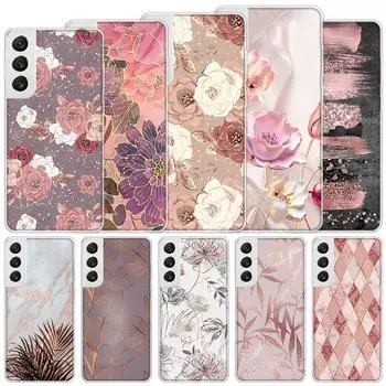 Мягкий чехол с красивым розовым изображением для Samsung Galaxy M12 M21 M30S M31 M32 M51 M52, чехол для телефона Note 8, 9, 10 + 20 Ultra J4 J6 Samsung M11