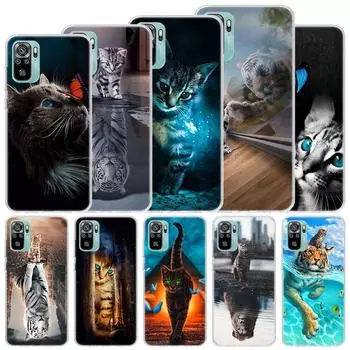 Мягкий чехол с крутым животным, большим котом, тигром для Xiaomi Redmi 10 10A 10C 9 9A 9C 9T, чехол для телефона 8 8A 7 7A 6 6A S2 K20 K40 Pro 10X Funda C Redmi 10