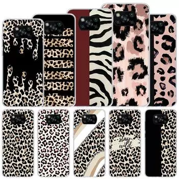 Мягкий чехол с леопардовым принтом для Xiaomi Poco X3 NFC X4 M4 Pro M3 M2, чехол для телефона F3 F2 F1 Mi Note 10 Lite A3 A2 A1 Funda Coque Xiaomi Poco X3