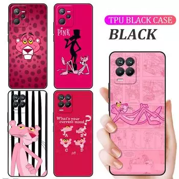Мягкий чехол с милой розовой пантерой для Oppo Realme 8 9 7 Pro C21Y C21 GT Neo 2 Pro 3 8i C3 C35 C15 C12 C11 6, силиконовый чехол для телефона Realme GT Master