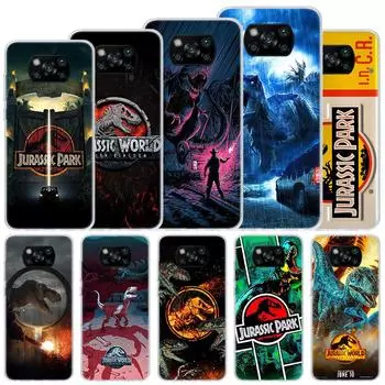 Мягкий чехол с парком Юрского периода, мир динозавров для Xiaomi Poco X3 NFC X4 M4 Pro M3 M2, чехол для телефона F3 F2 F1 Mi Note 10 Lite A3 A2 A1 Fund Xiaomi Poco X3