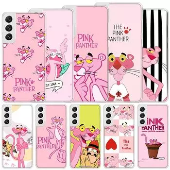 Мягкий чехол с рисунком Розовой Пантеры для Samsung Galaxy S22 S21 Ultra S20 FE S10 Plus, чехол для телефона S9 S8 + S10E S7 Edge S6 Funda Coque Samsung S21