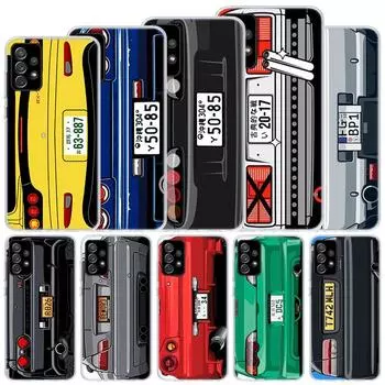 Мягкий чехол с задним фонарем автомобиля японского аниме Initial D для Samsung Galaxy A52 A53 A32 A22 A12 5G, чехол для телефона A33 A23 A13 A72 A73 A02S A03 Samsung A02S