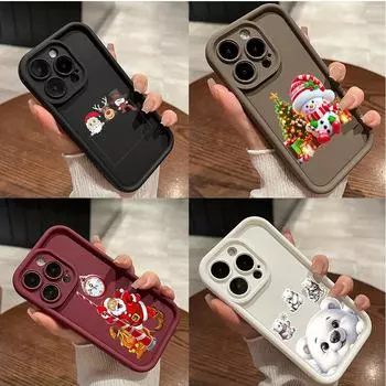 Мягкий чехол Sky Eye Ladder для Samsung A06 A15 A25 A35 A55 A14 A24 S23 S24 FE Все модели Samsung Чехлы для телефонов Силиконовый чехол NY23 Новогоднее рождественское искусство Samsung A03