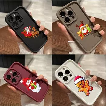 Мягкий чехол Sky Eye Ladder для Samsung A06 A15 A25 A35 A55 A14 A24 A54 S23 S24 FE Все модели Samsung Чехлы для телефонов Силиконовый чехол NY22 Новый год Рождество Samsung A03