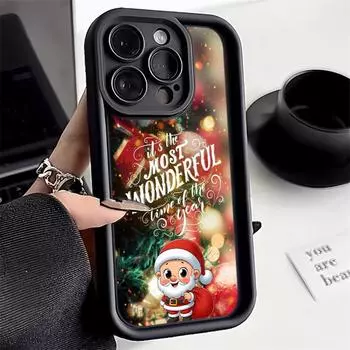 Мягкий чехол Sky Eye Ladder для Xiaomi 14T Redmi 13c 14c Note 11 12 13 Pro Все модели Xiaomi Redmi Чехлы для телефонов Обложка NY32 С Рождеством Санта Клаус арт Xiaomi 11 Lite 5G NE