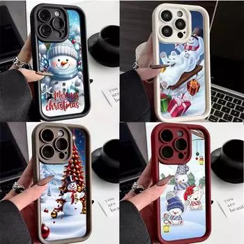 Мягкий чехол Sky Eye Ladder для Xiaomi 14T Redmi 12c 13c 14c Note 11 12 13 Pro Все модели Xiaomi Redmi Чехлы для телефонов NY35 Новый год Рождество Санта-Клаус Xiaomi 11 Lite 5G NE