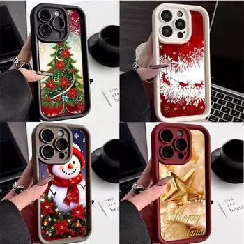 Мягкий чехол Sky Eye Ladder для Xiaomi 14T Redmi 12c 13c 14c Note 11 12 13 Pro 11s 12s Все модели Xiaomi Redmi Чехлы для телефонов NY37 Новый год Счастливого Рождества Xiaomi 11 Lite 5G NE