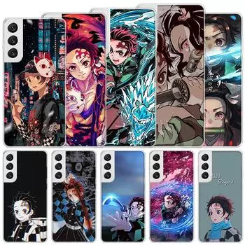 Мягкий чехол Tanjiro Demon Slayer для Samsung Galaxy S22 S21 Ultra S20 FE S10 Plus, чехол для телефона S9 S8 + S10E S7 Edge S6 Funda Coque Samsung S21
