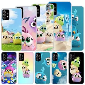 Мягкий чехол Three Lovely Birds для Samsung Galaxy A51 A71 A50 A70 A21S, чехол для телефона A30 A20E A10 A31 A41 A6 A7 A8 A9, чехол-корпус Samsung A71