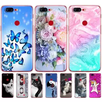 Мягкий чехол TPU для Oneplus 5T 5 3 с цветным рисунком, ультратонкие силиконовые чехлы для телефонов, защитный чехол для One Plus 5T 5 3 for Oneplus 5T